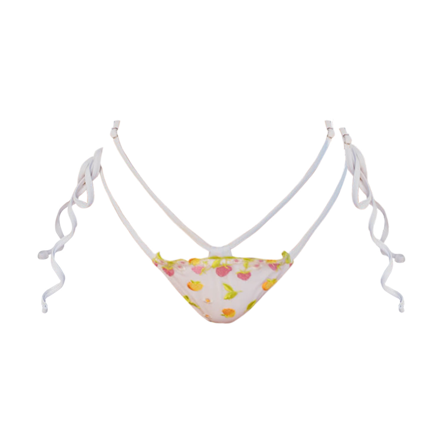 Ivy Swimwear Women's Aster In White Berry Lace Bottoms In White