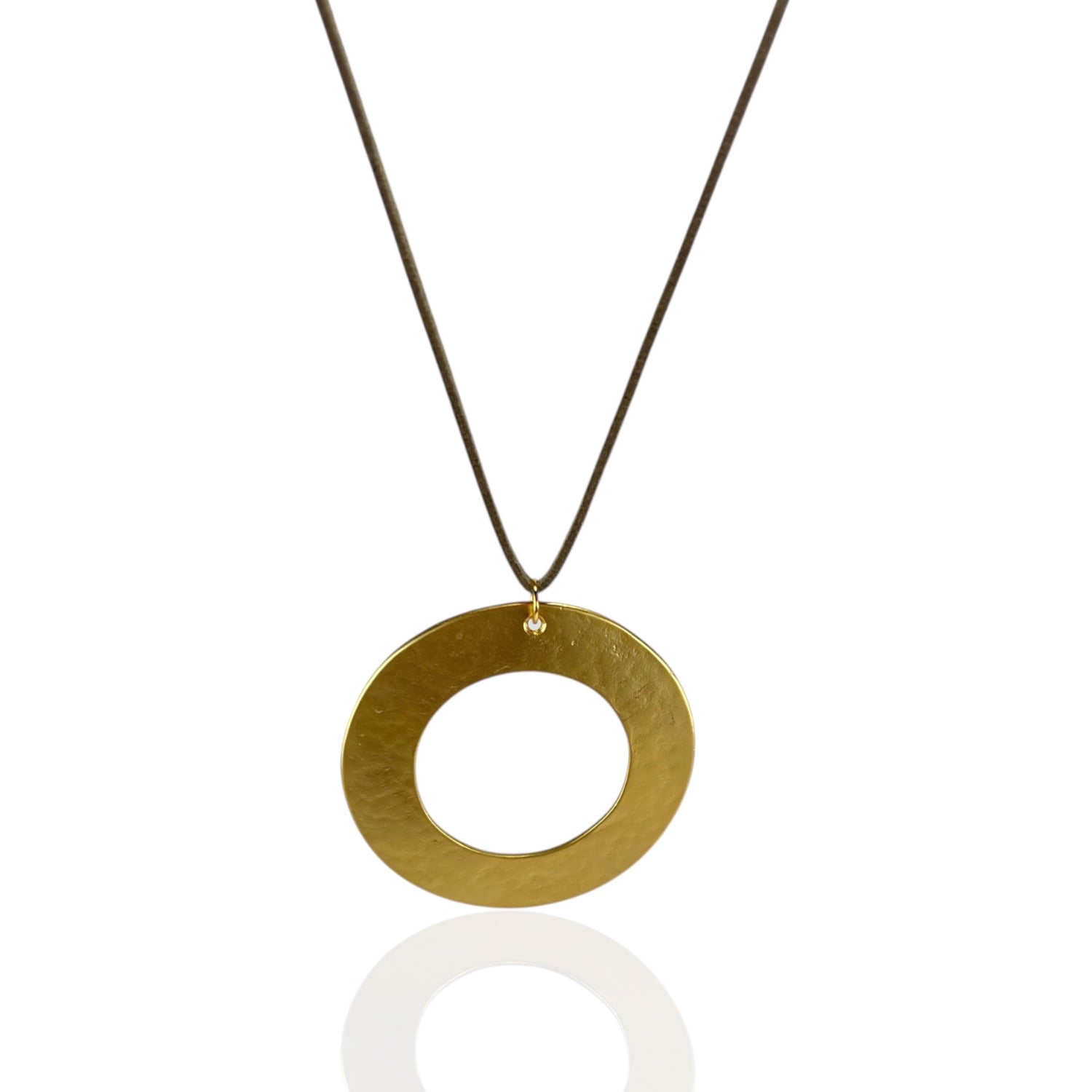 By Virgo Women's Brown / Gold Fiona Choker Necklace
