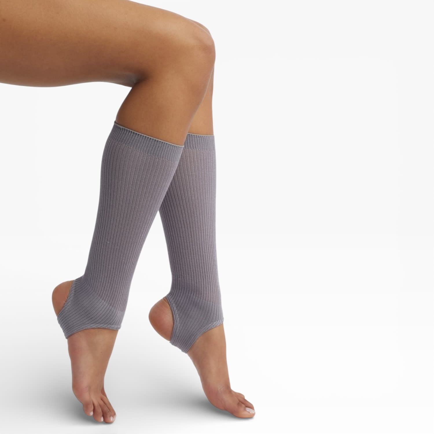 Women's Show Pony Fine Strirrup Socks - Grey | One Size | High Heel Jungle by Kathryn Eisman