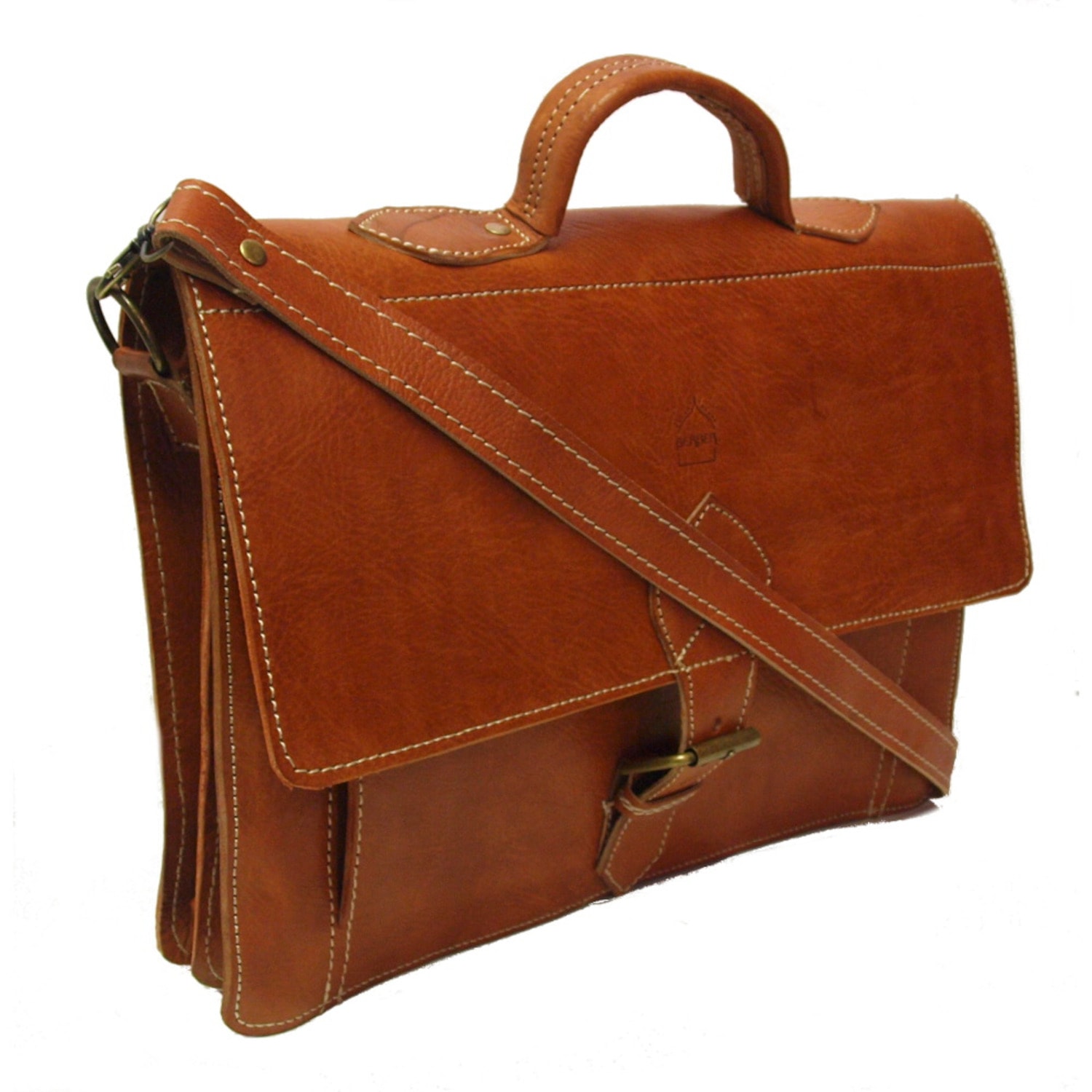 Berber Leather Women's The Casablanca Large Satchel In Light Brown