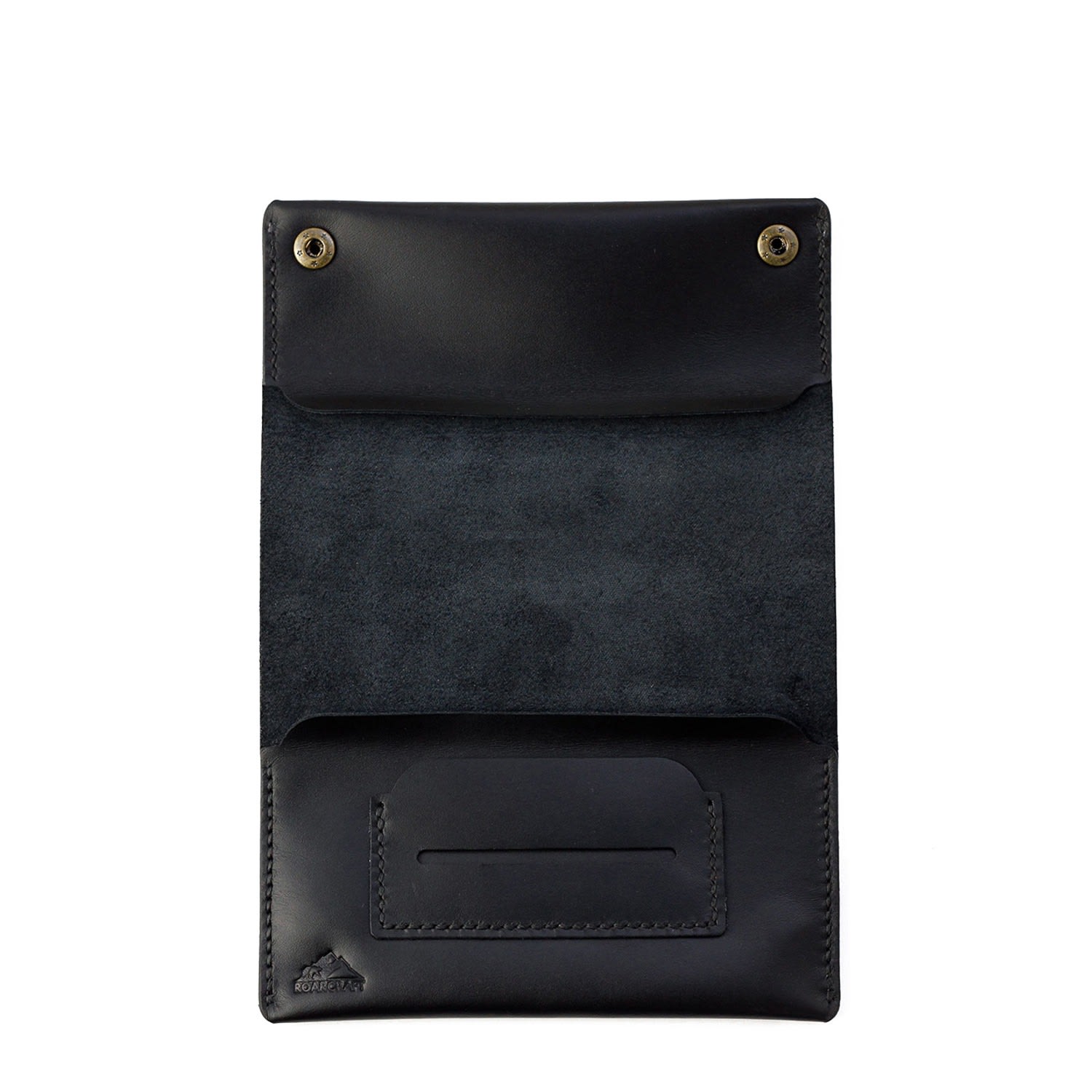 Men’s Leather Tobacco Pouch - Black Roarcraft