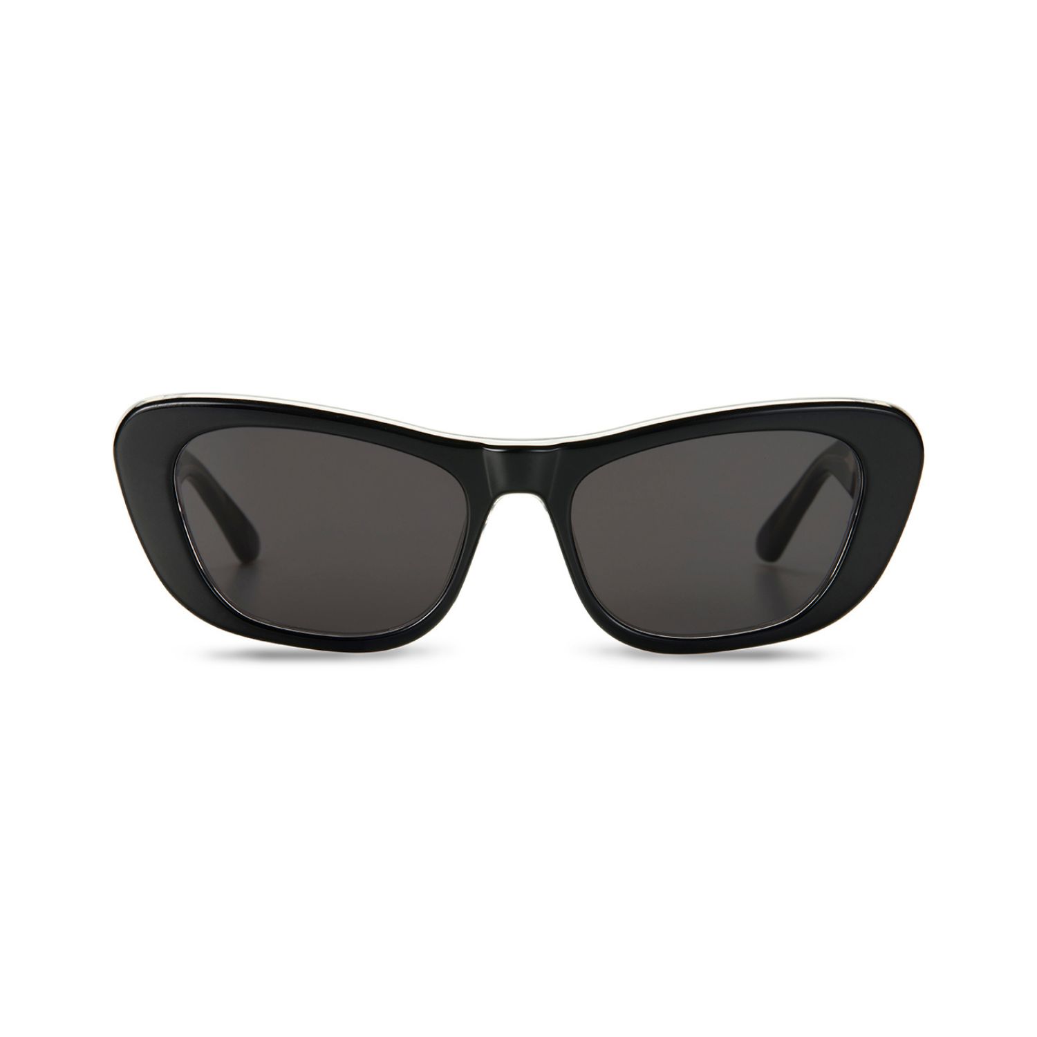 The Avantguard Women's Black Neroli Midnight Gloss Cat Eye Sunglasses In Black