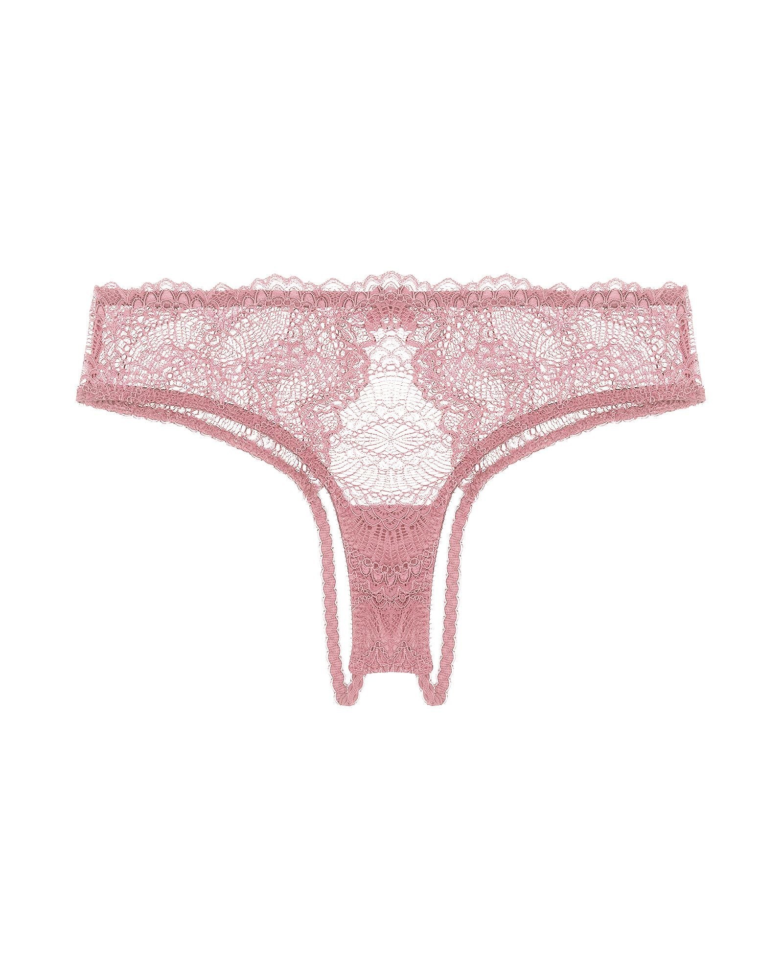 Women&rsquo;s Pink Natalia Ouvert Parfait | Large | Journelle