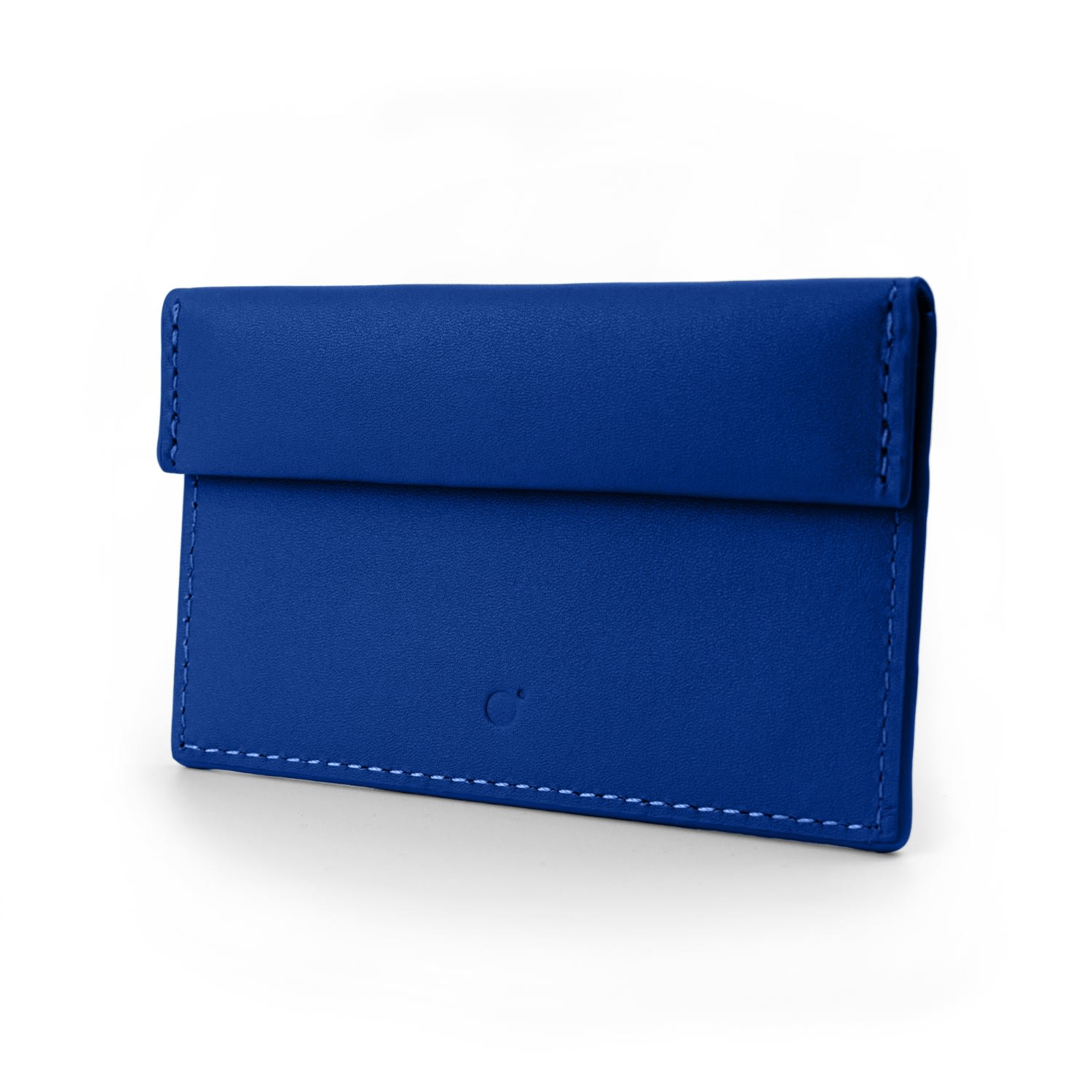 Women’s Compact Leather Coin And Card Holder - Cobalt Blue Godi.