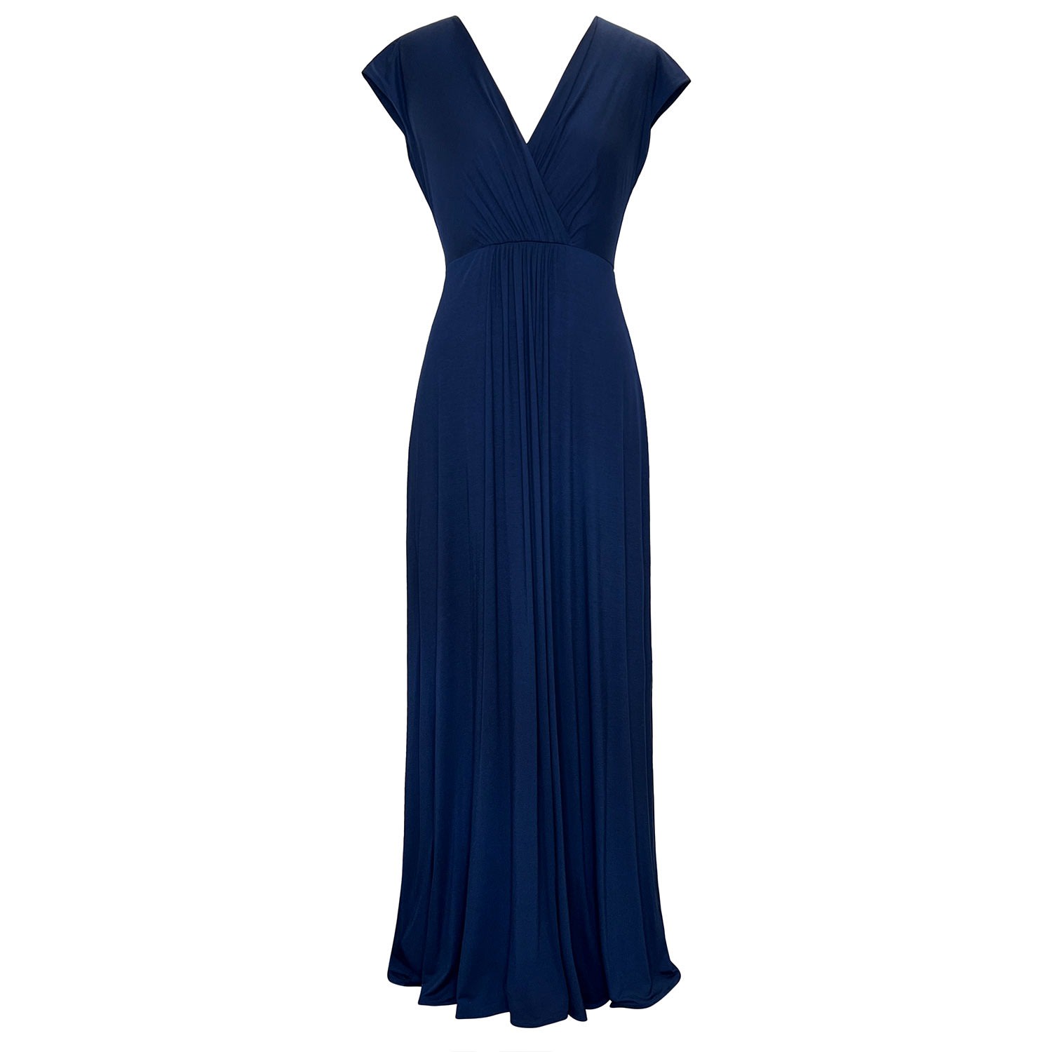 Women’s Sophia Maxi Dress In Navy Blue Xxs/Xs Alie Street London