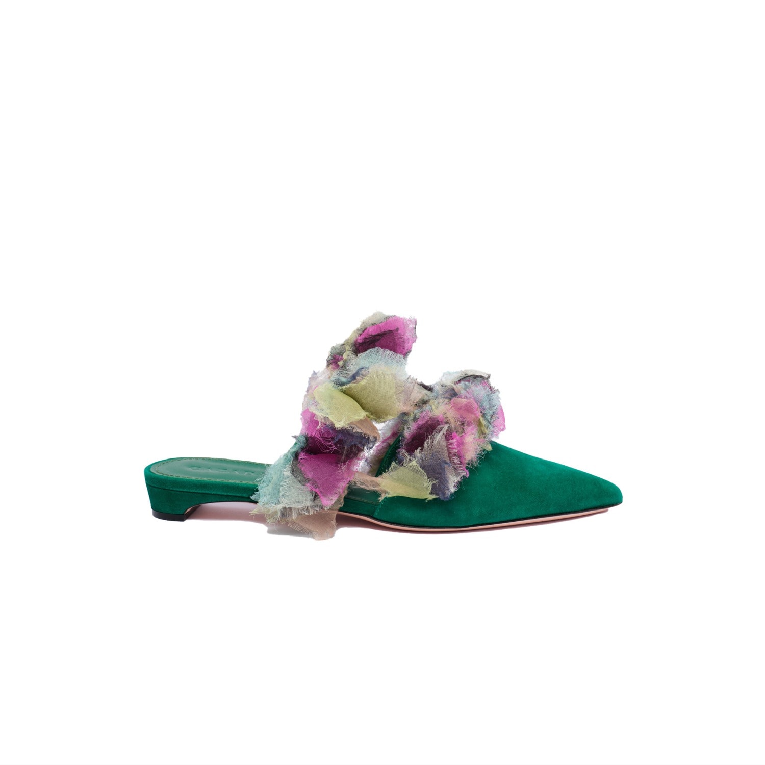 Cazabat Women's Green Baba Mule In Green