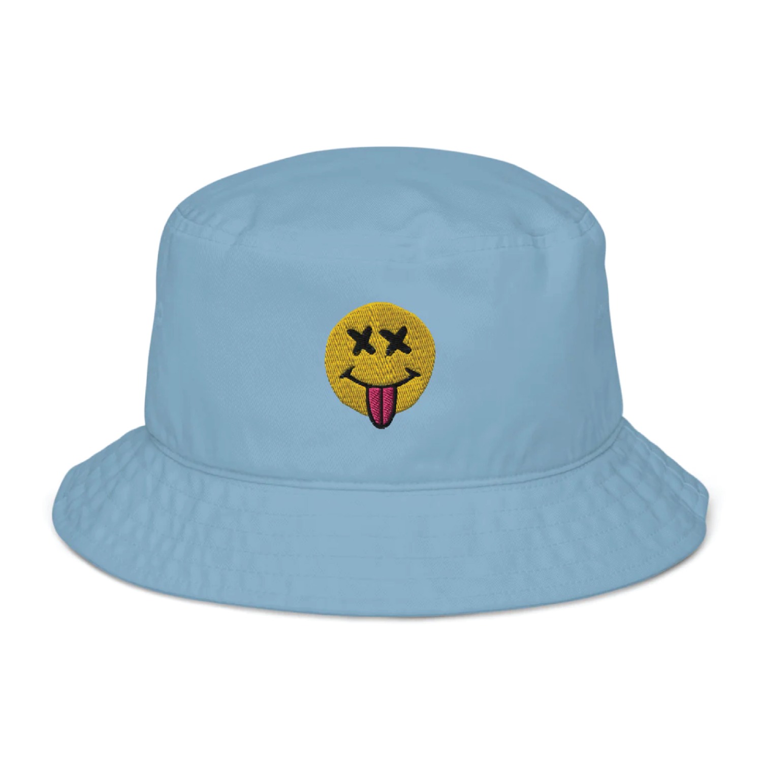 Silly Mood Organic Cotton Sky Blue Bucket Hat Formula S7 Wolf