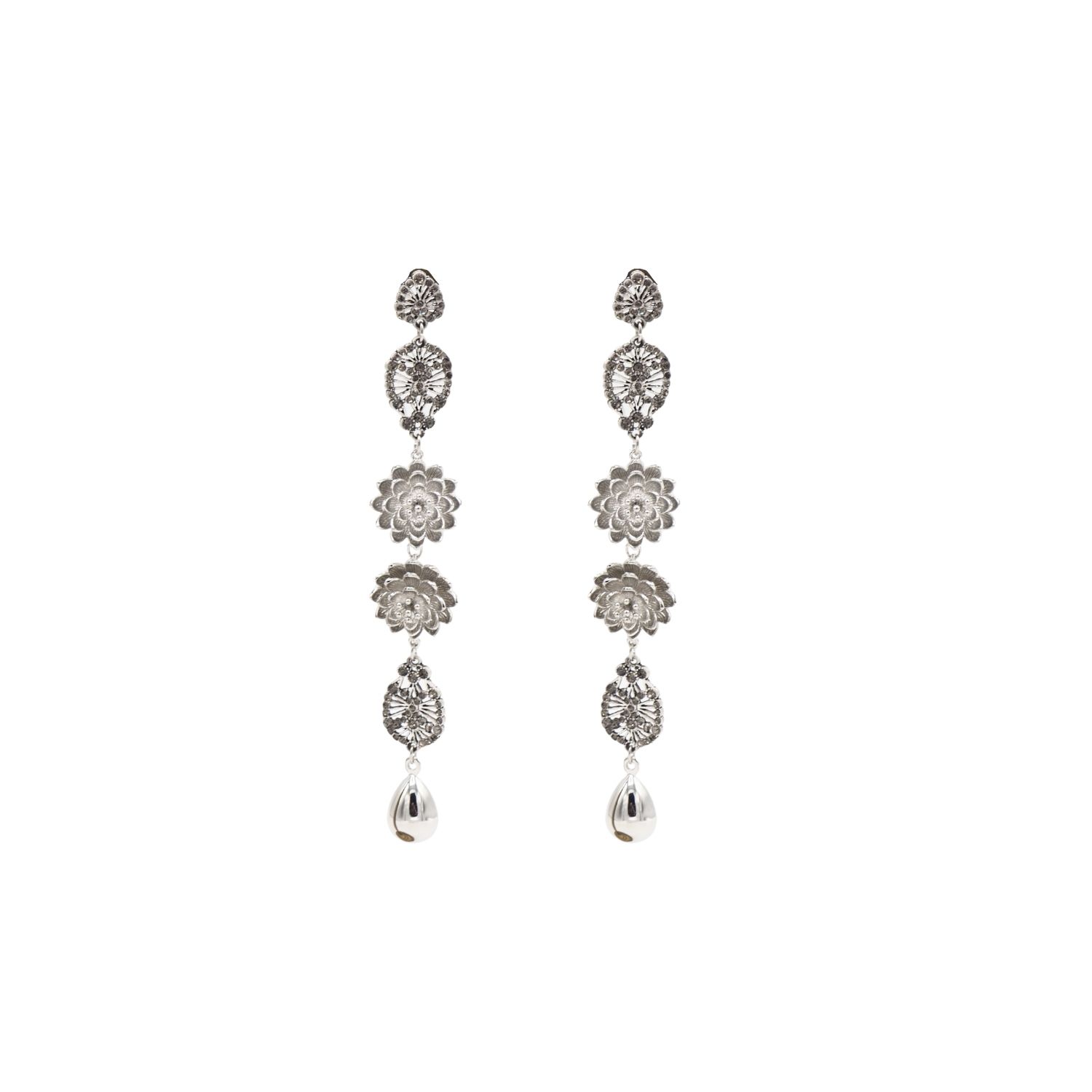 Sita Nevado Women's Lola Earrings - Silver In Silver