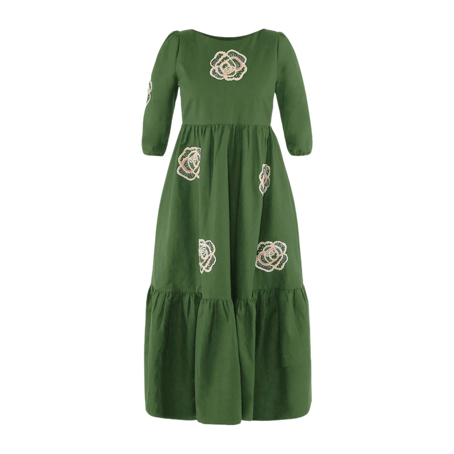 Women's Harper Dress Modest - Green | Small | Transcend