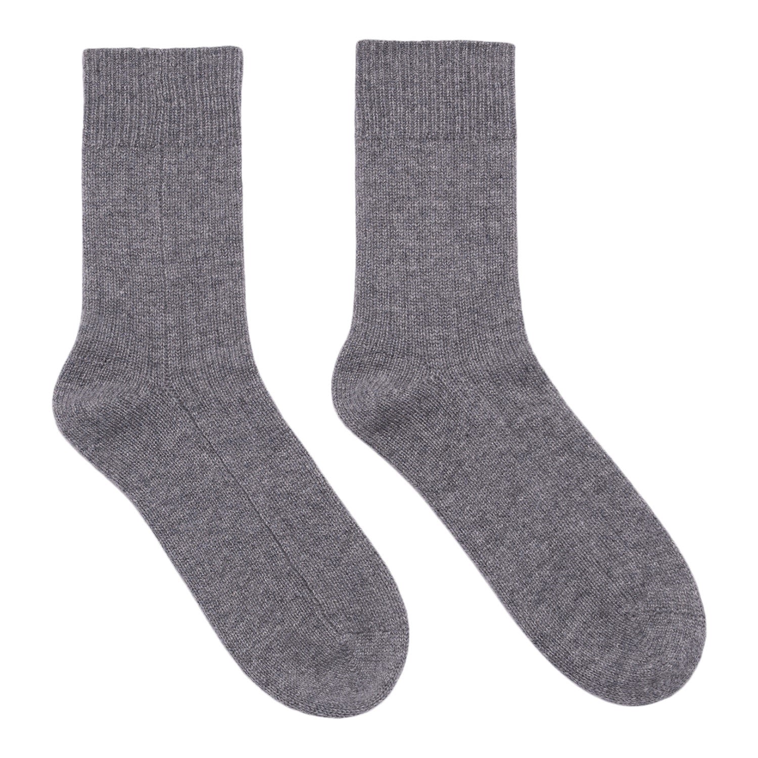 Women’s Grey Mens Socks In Derby One Size Loop Cashmere