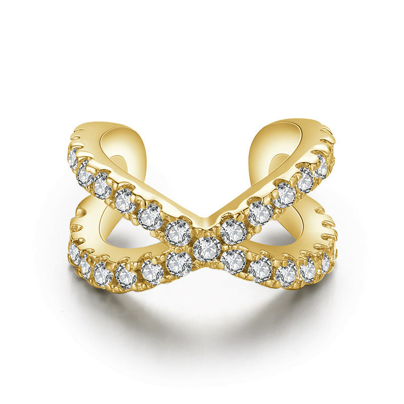 Gold Trip Women's Infinity Ear Cuff In Gold In Gold