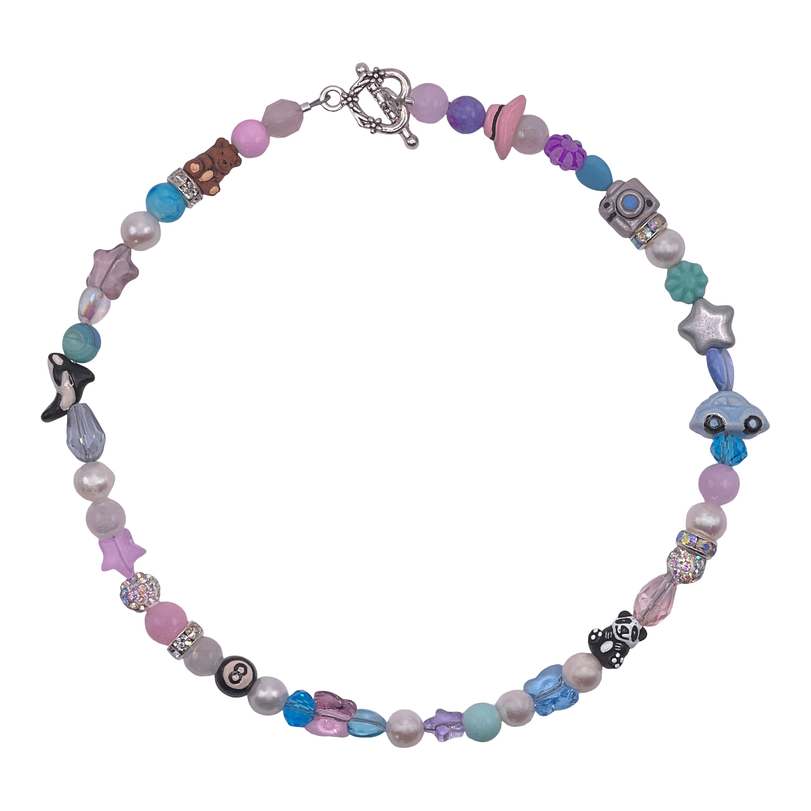 Women’s Blue / Pink / Purple Rosy Necklace Cloud Haven