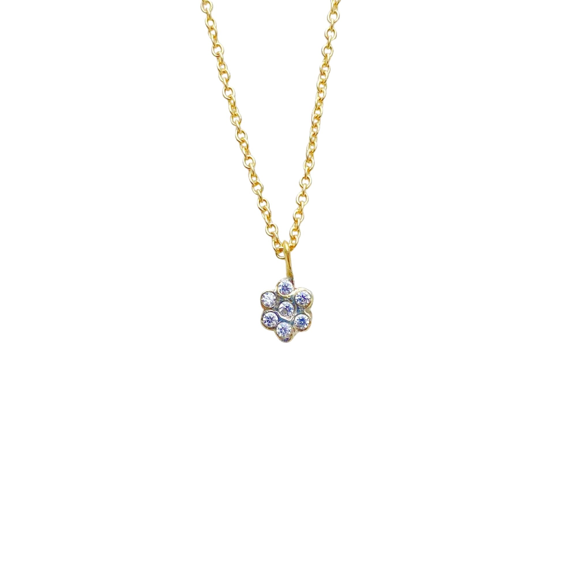 Women’s Gold Sundance Diamond Solitaire Necklace Lily Flo Jewellery