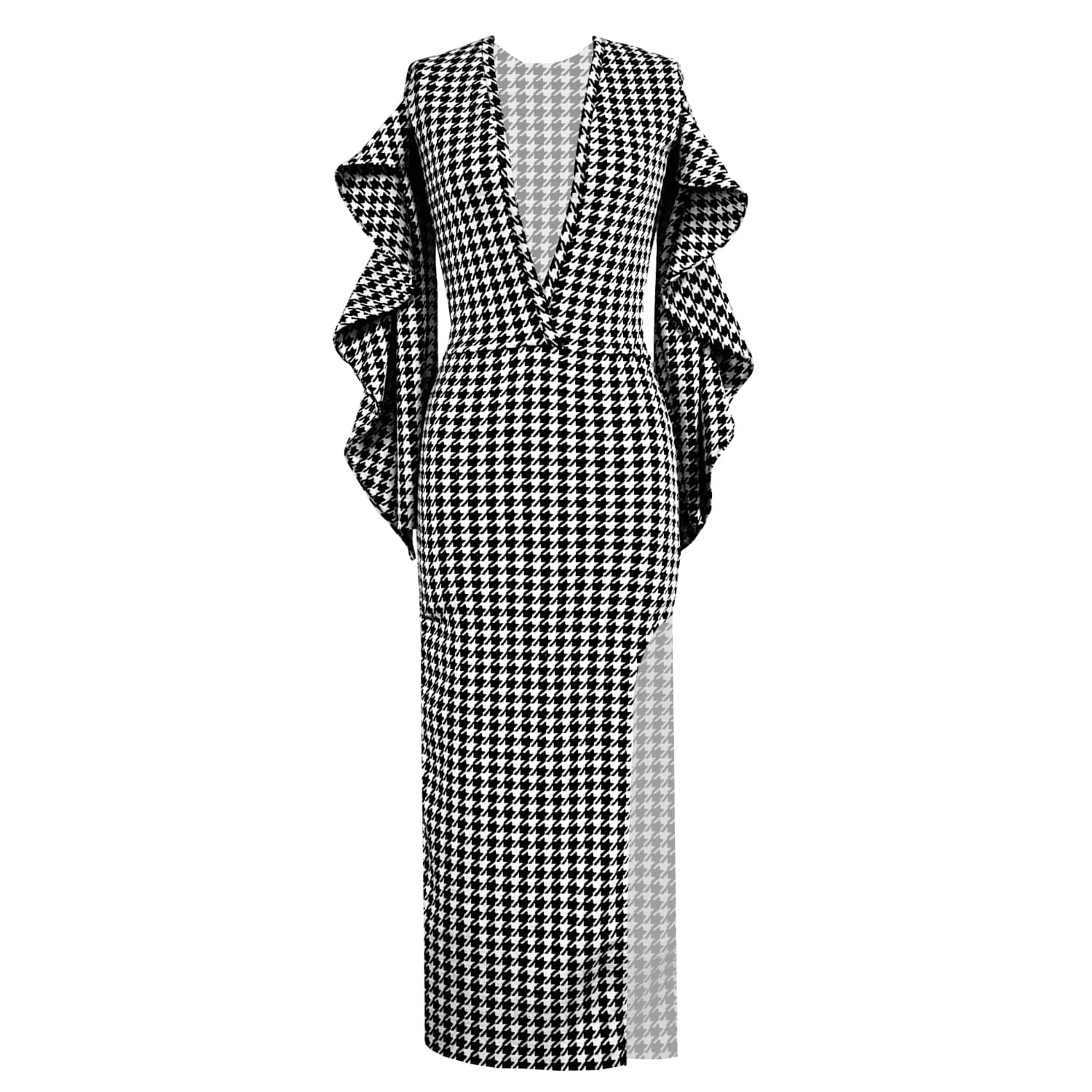 houndstooth dress