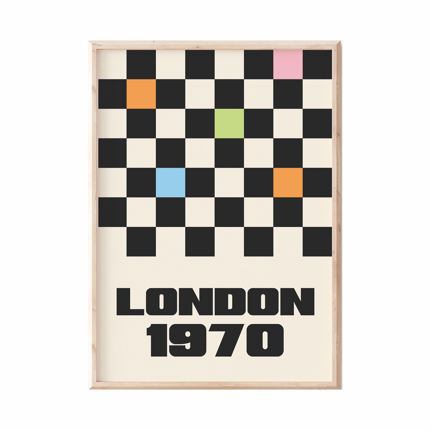 London 1970 Cream A3 Print Sofe Store