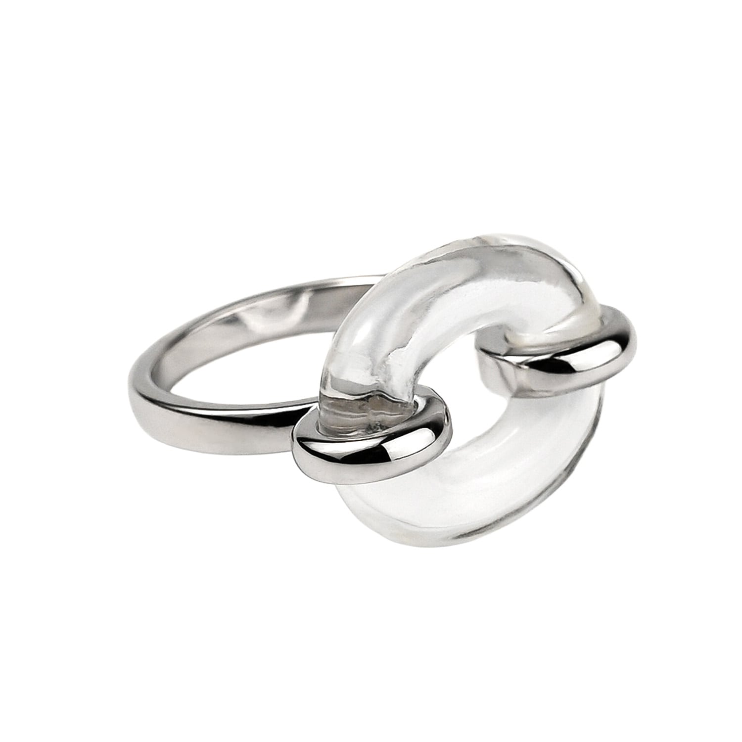 Zynnia Collective Women's Halo Ring Silver