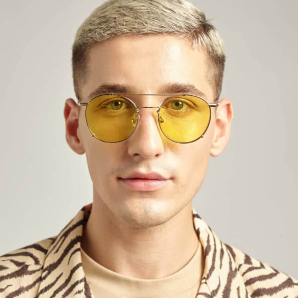 Shop Hot Futures Road Tripper - Soft Gold - Mellow Yellow Lens