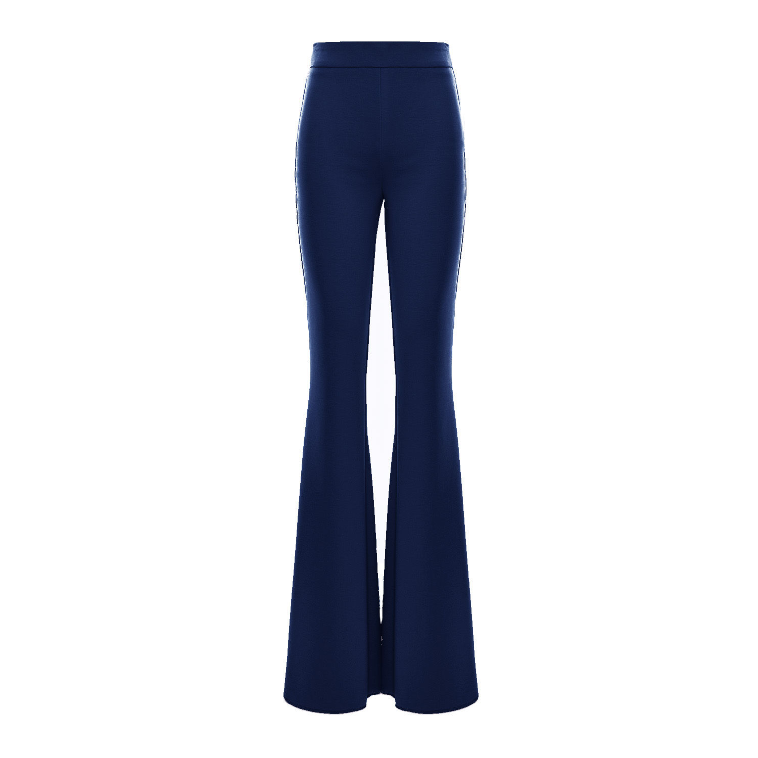 Bluzat Women's Blue Navy Flared Trousers
