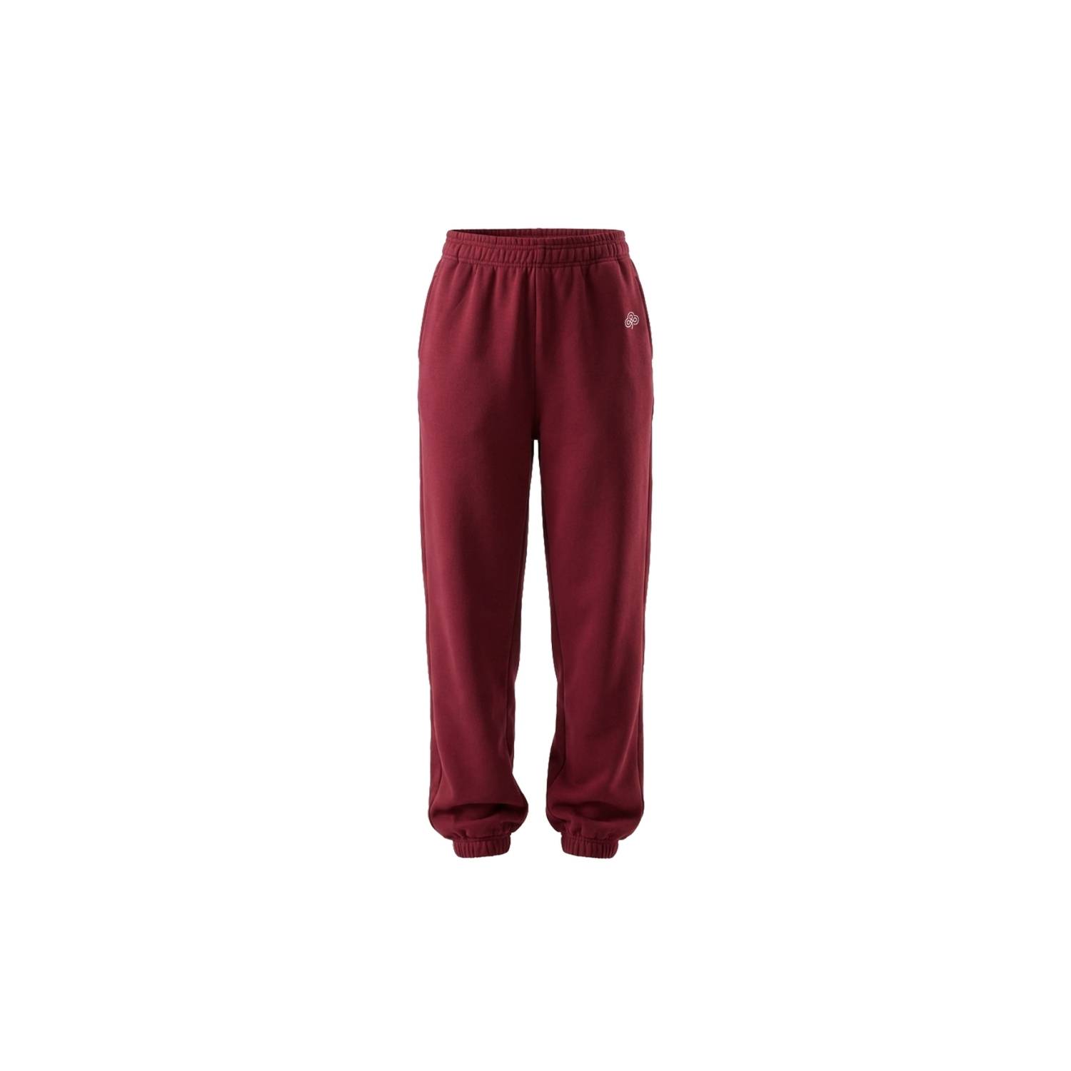 Be Athletica Women's Purple / Red Varsity Athletica Sweatpants - Garnet In Burgundy