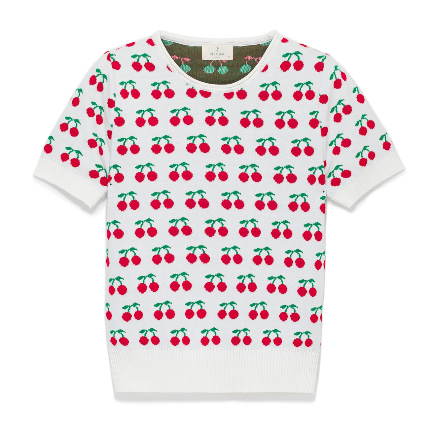Peraluna Women's Alice's Cherry Knit Blouse