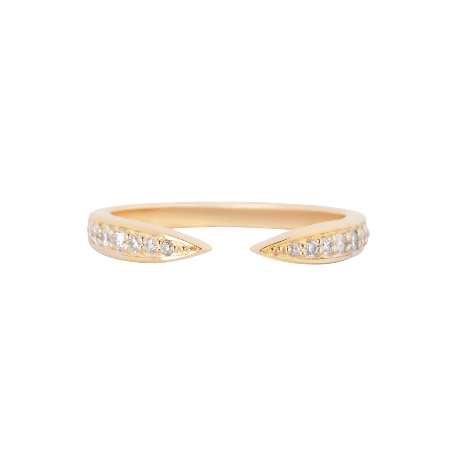 Zohreh V. Jewellery Women's Diamond Open Ring 9k-gold In Gold