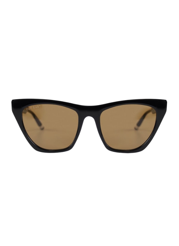 Out East Eyewear Women's Green / Black / Brown Charla Sunglasses