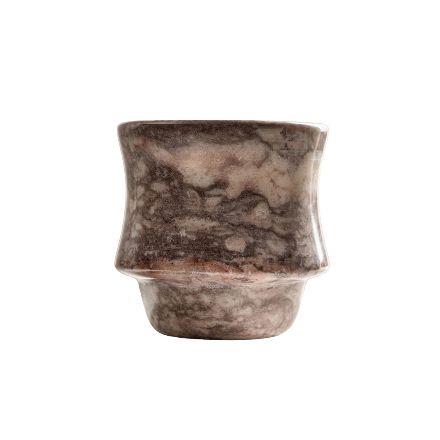 Stacking Afyon Red Marble Tumbler · Handcrafted Marble Glass Modeditions