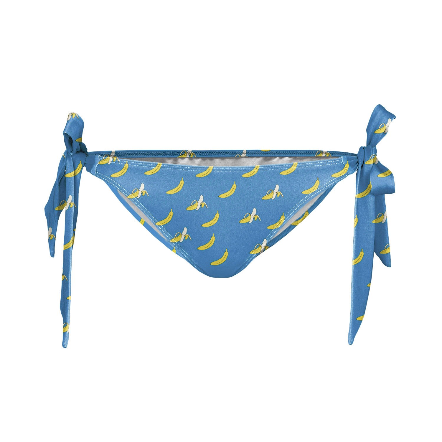 Women’s Blue Banana Heaven Bikini Bows Bottom Small Aloha from Deer