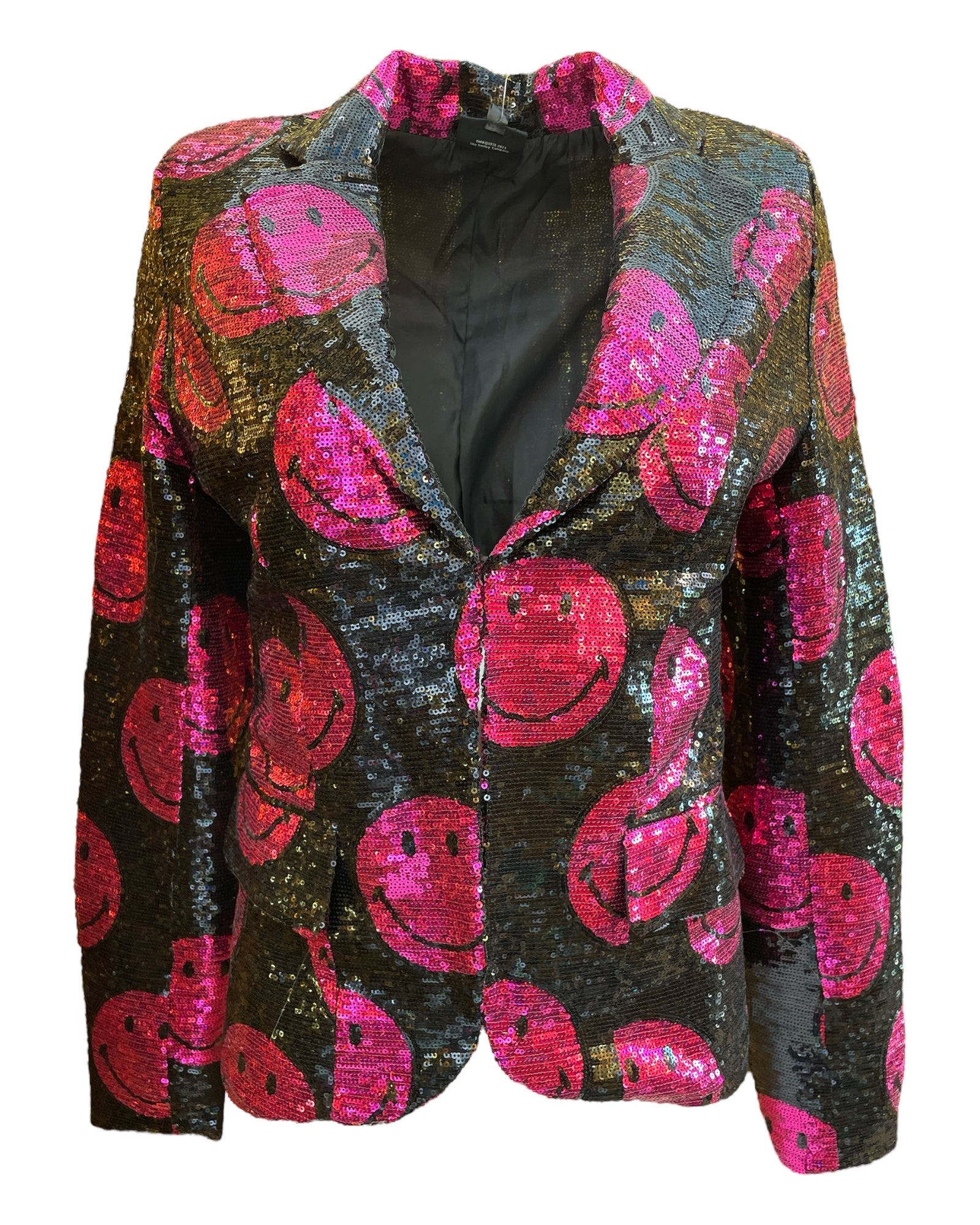 Any Old Iron Women's Black / Pink / Purple  X Smiley Pink Blazer Jacket