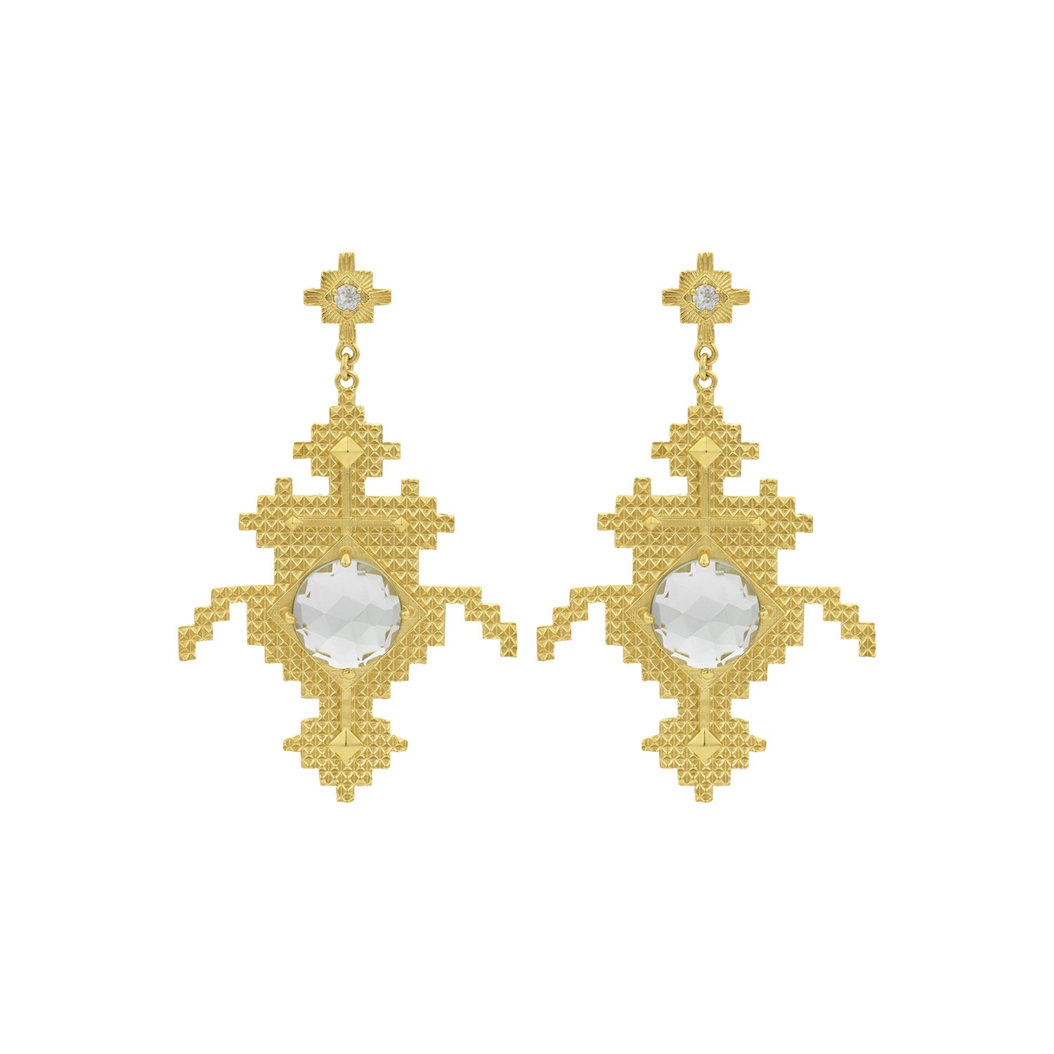 Zoe And Morgan Women's Apu Earrings Gold In Gold