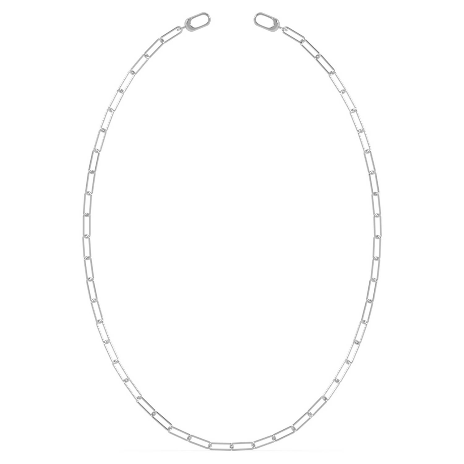 Oni Fine Jewelry Women's Silver Baby Clip Necklace In Gray