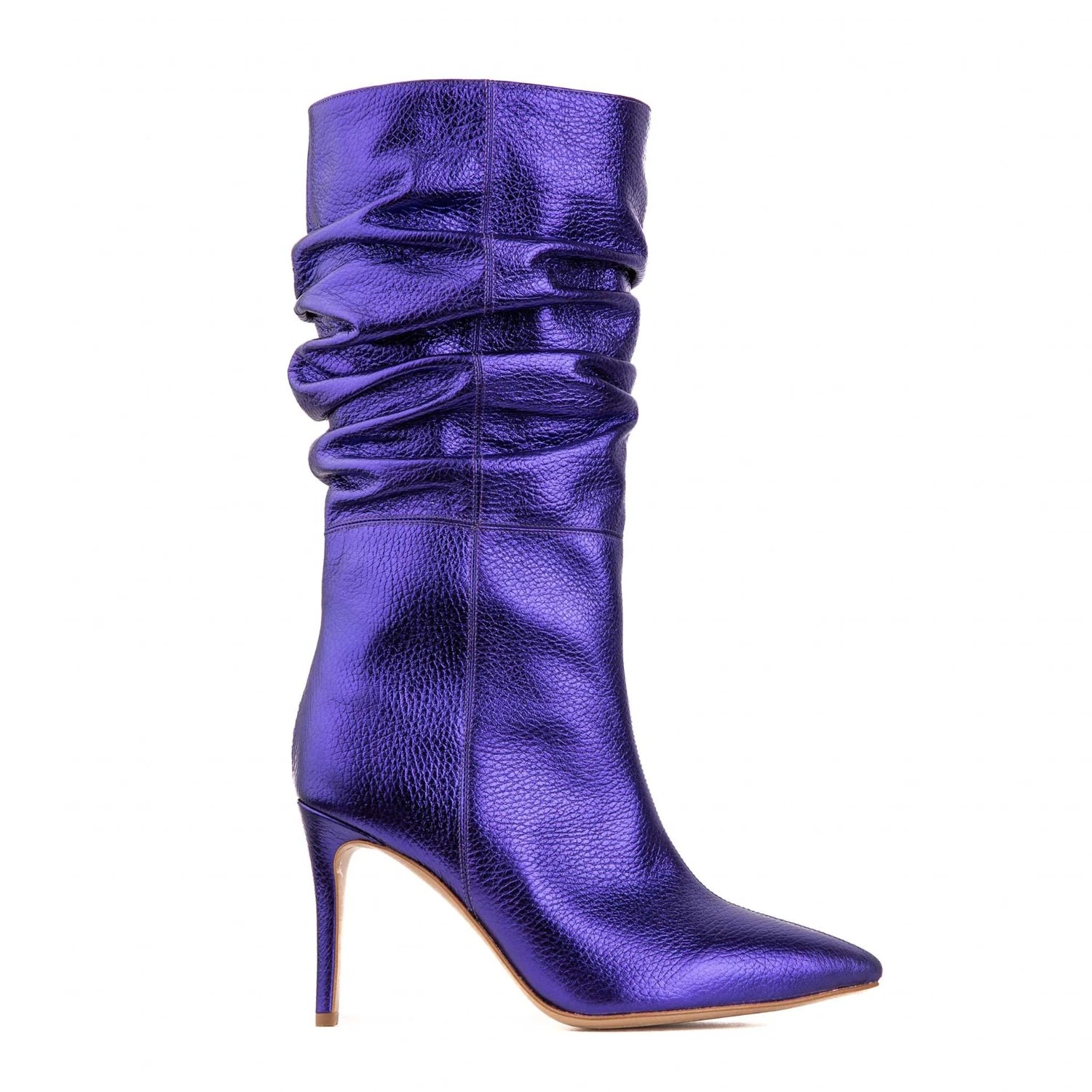 Ginissima Women's Pink / Purple Purple Leather Eva Boots In Pink/purple