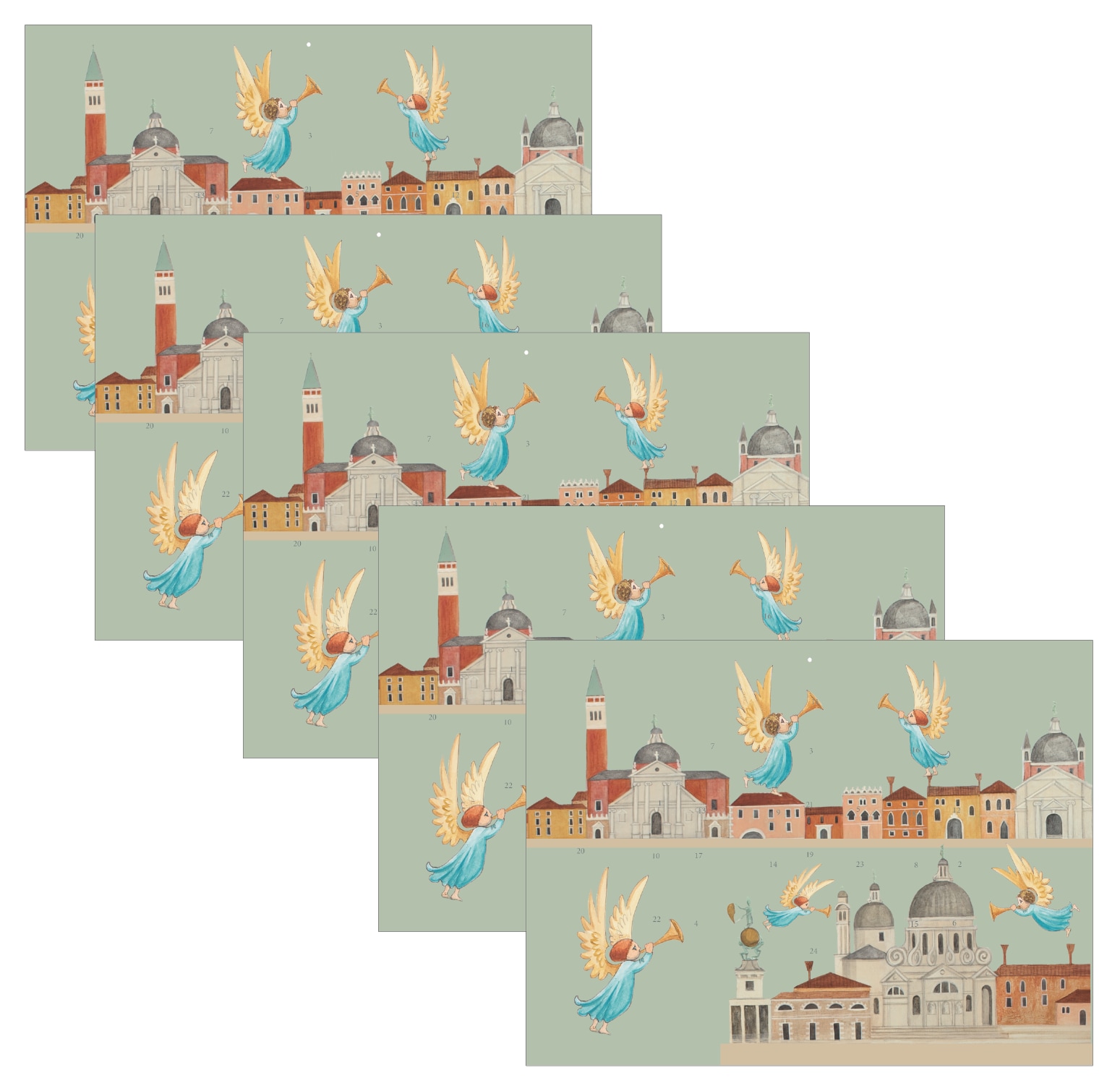 Five Angels In Venice Advent Calendars Dog & Dome