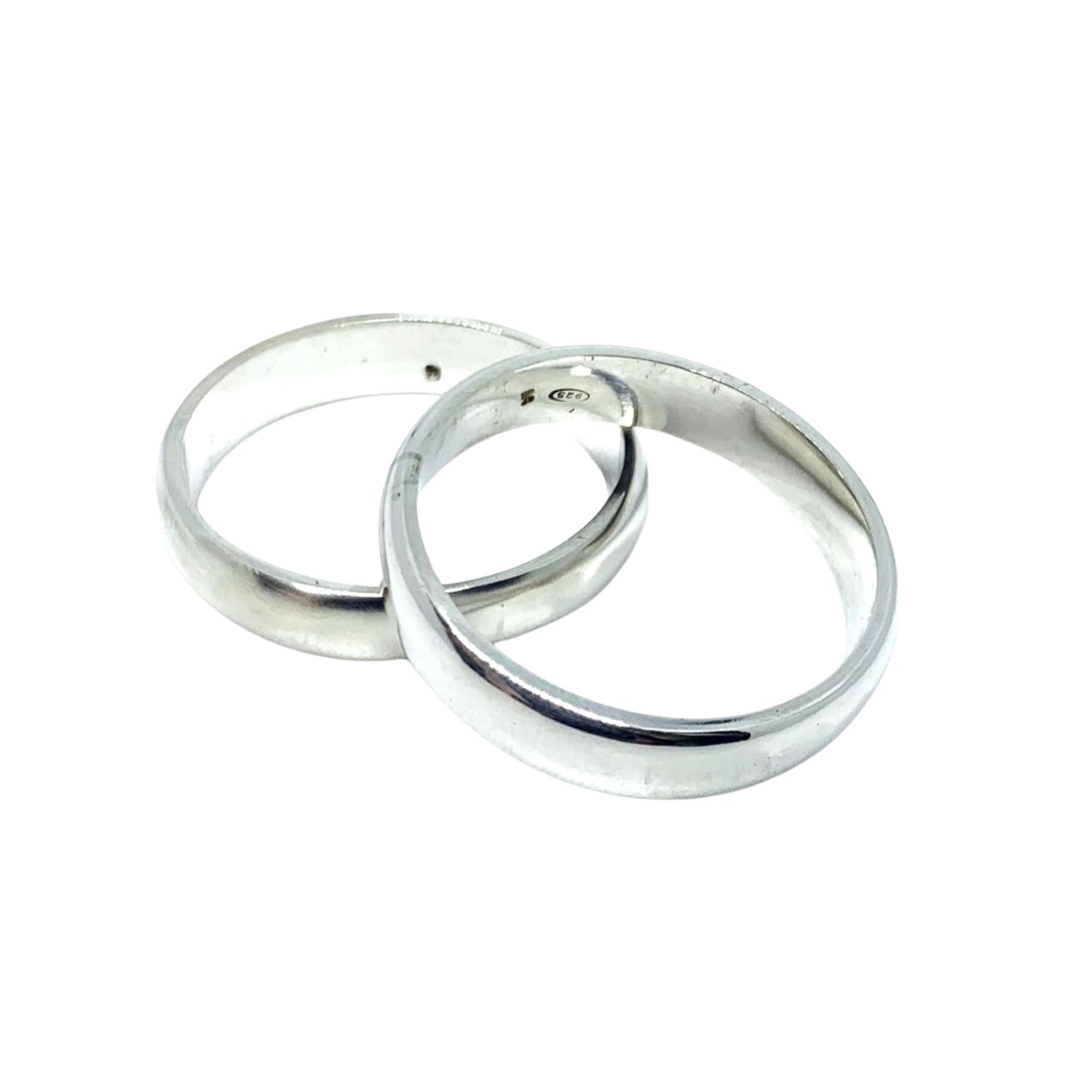 Tg-jewellery By Tamara Gervasio Men's Half Dome Wedding Silver Band
