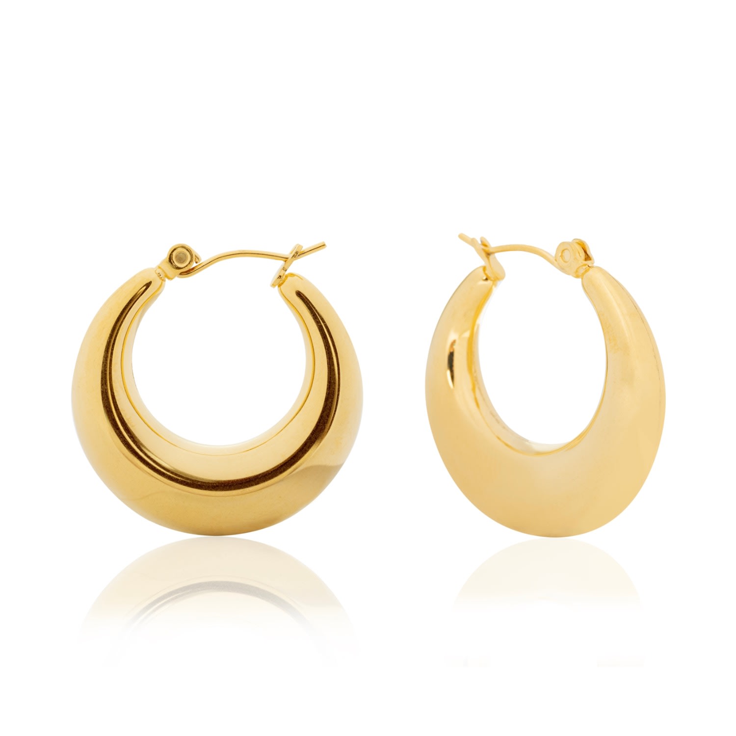 Women’s Gold The Capri Hoop The Perfect Hoop