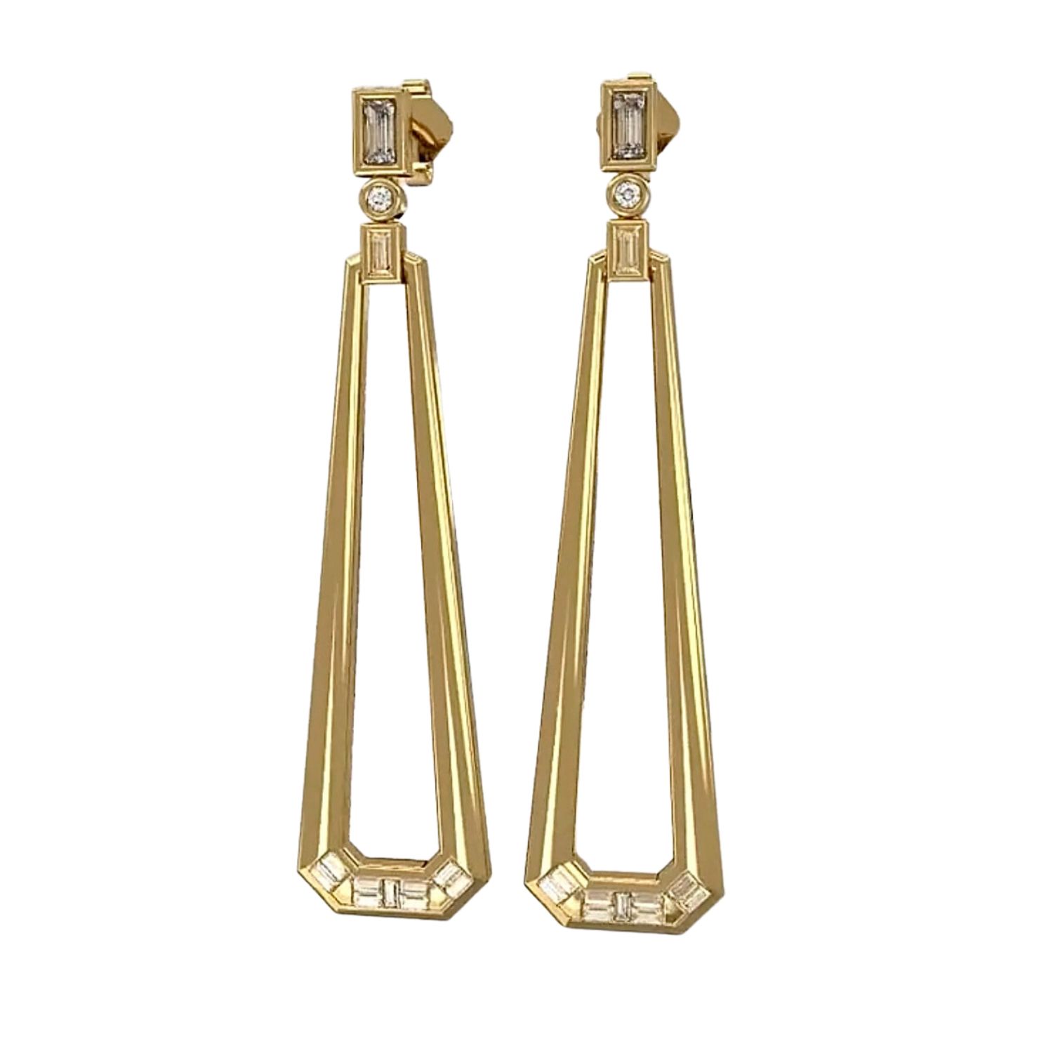 Women’s Gold Libra Earrings ClartÃ¨