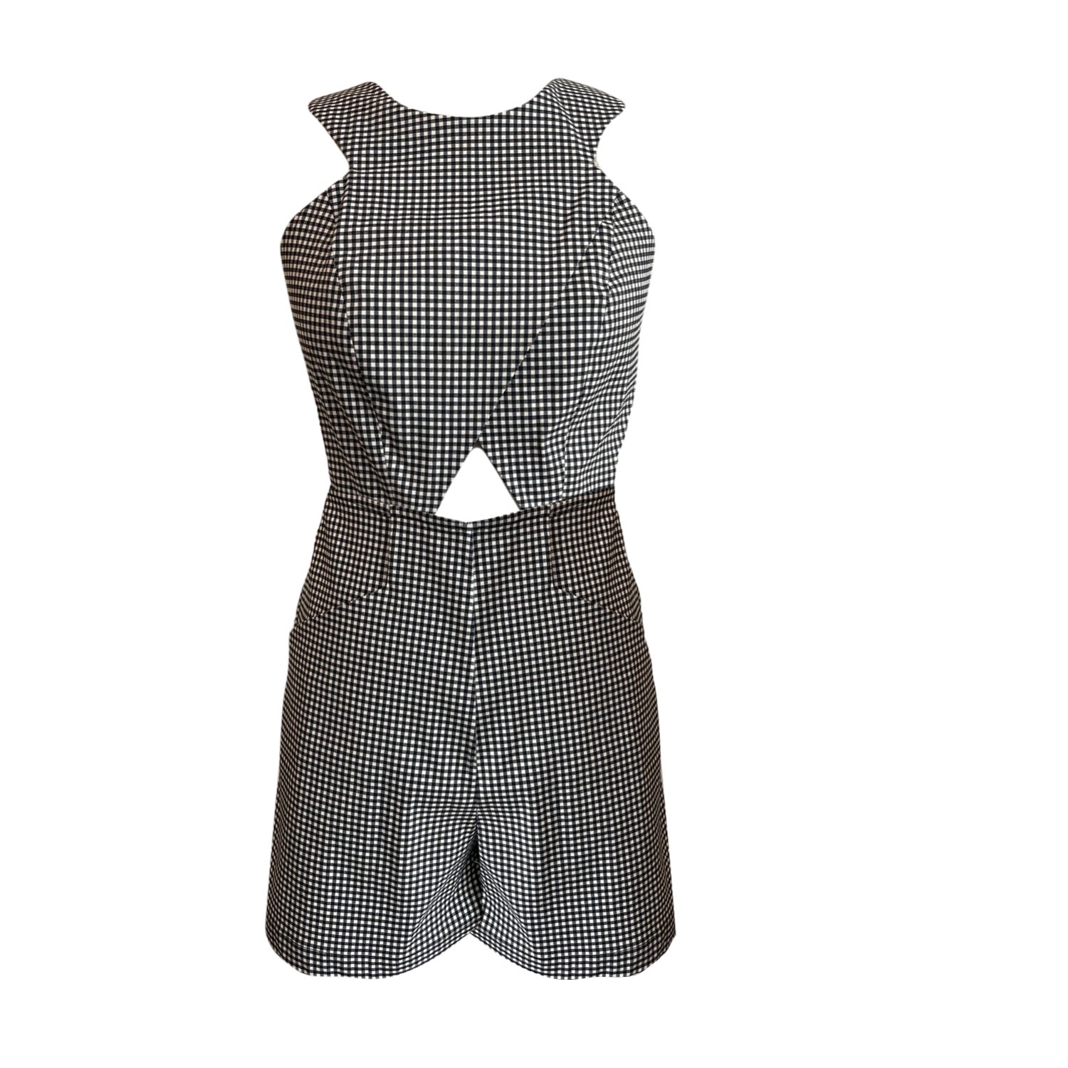 Mirimalist Women's Aura Checked Playsuit
