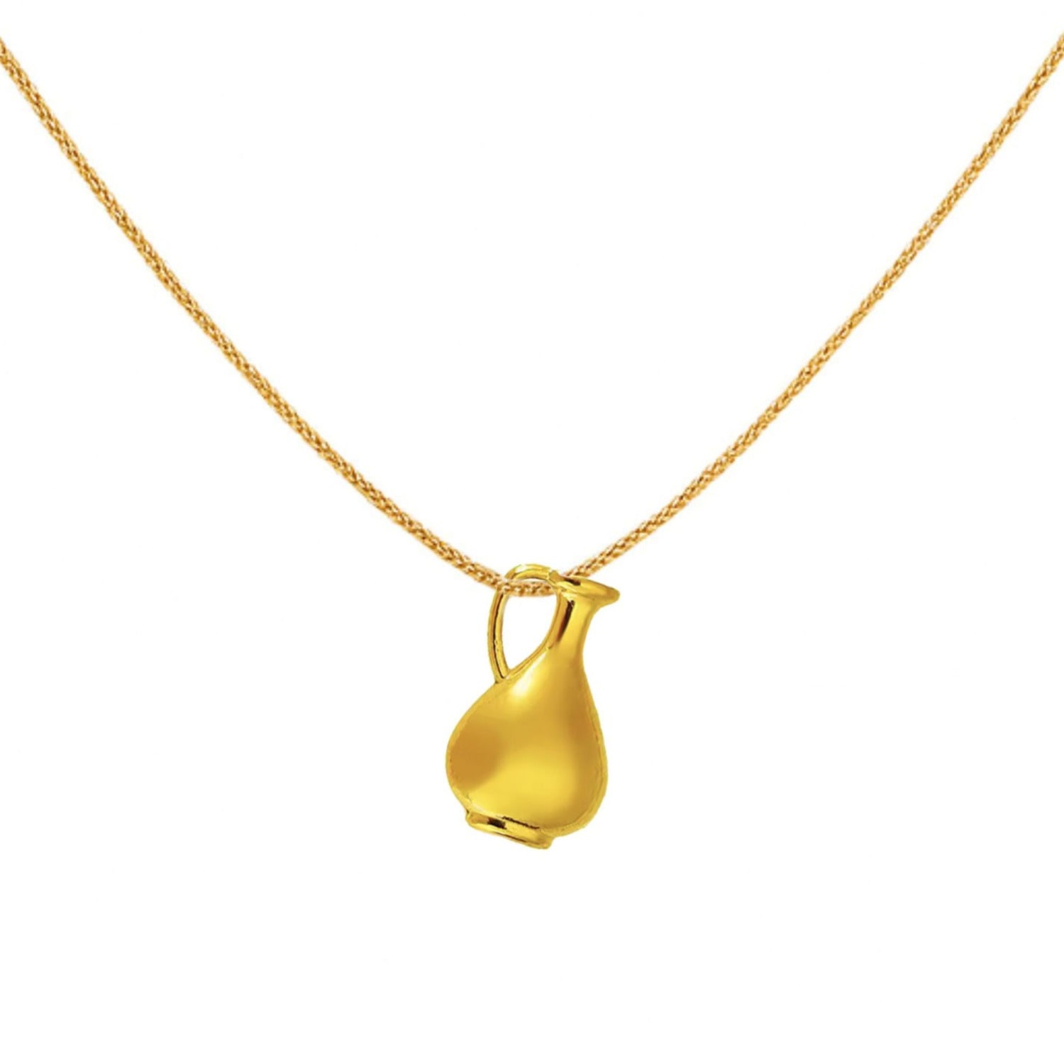 Women's Gold Vase Necklace | A Weathered Penny