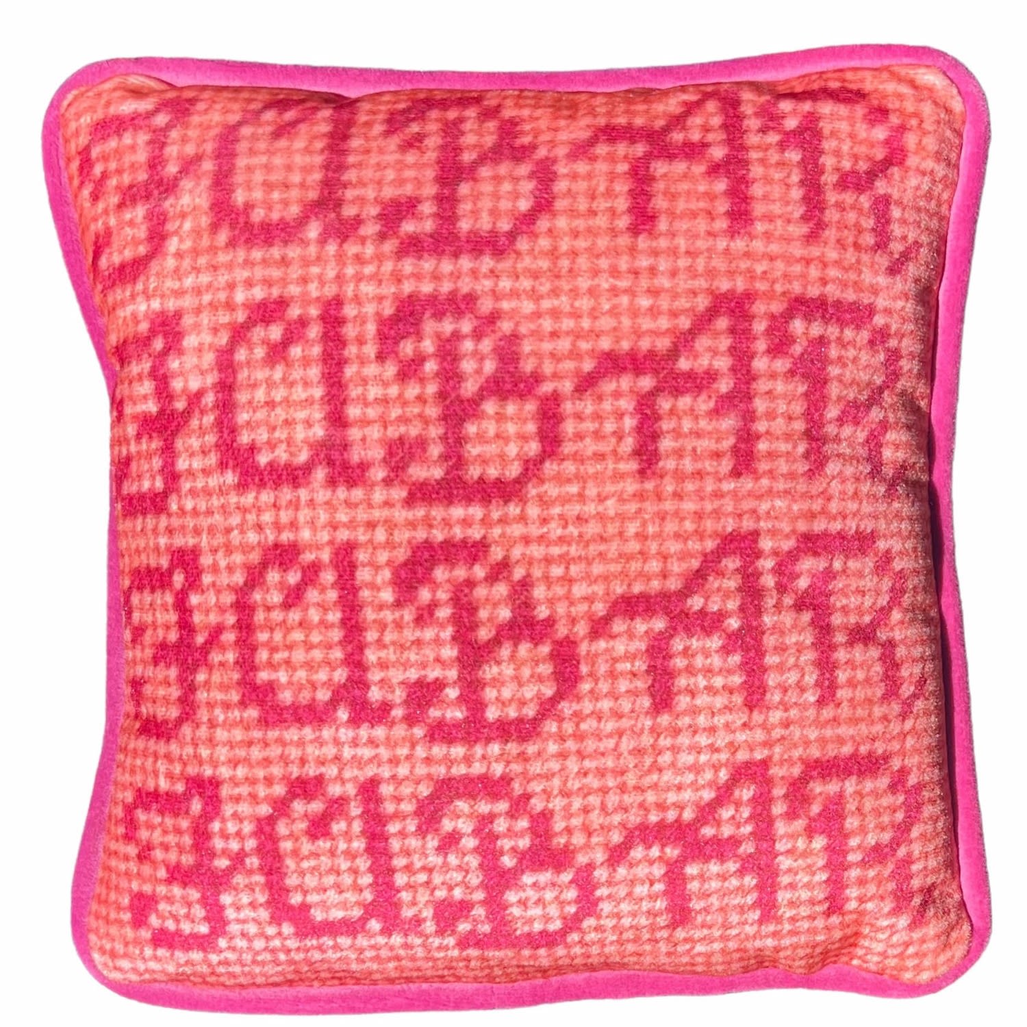 Pink / Purple Velvet "Fubar" Scatter Pillow Mommani Threads