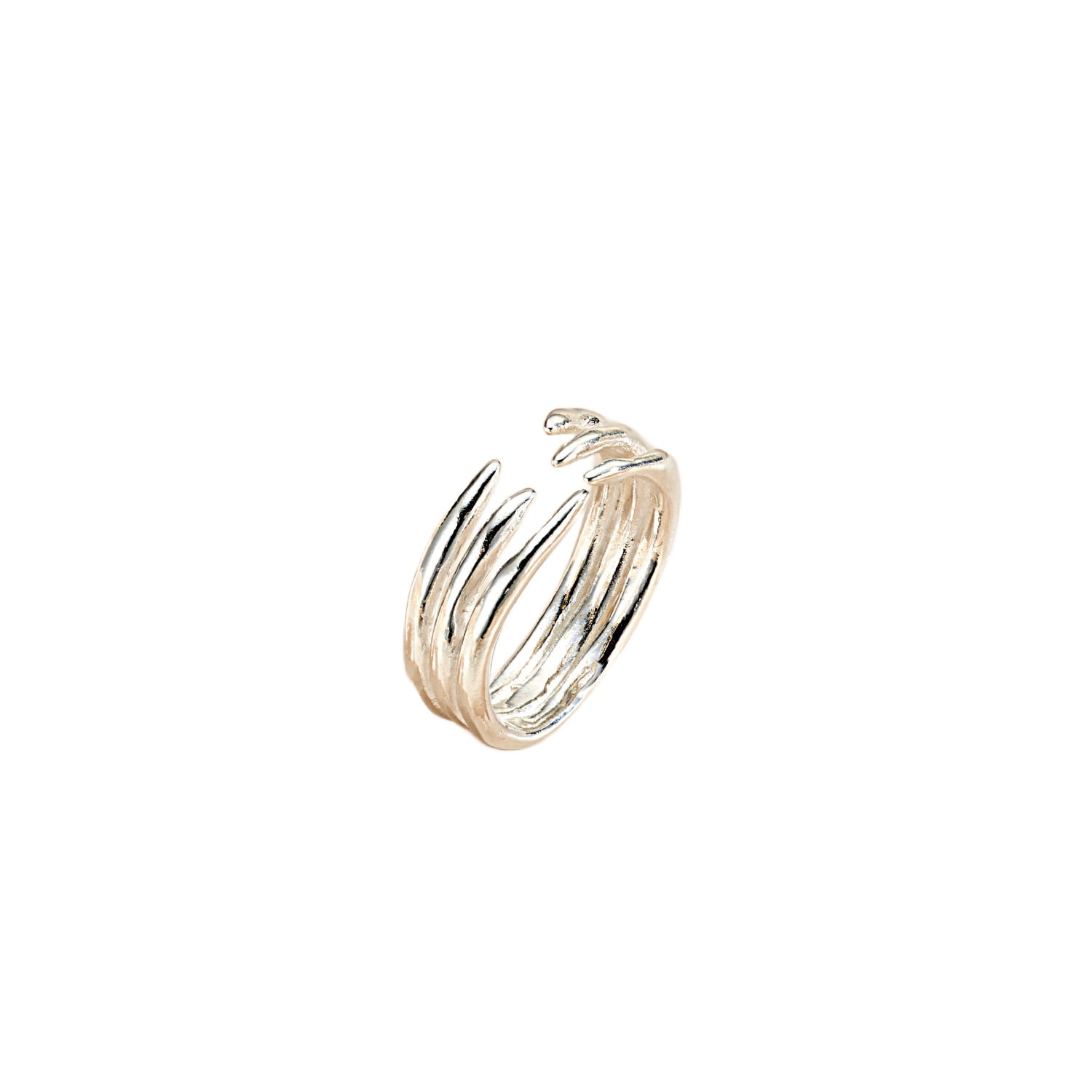 Posh Totty Designs Women's Silver Talon Open Ring