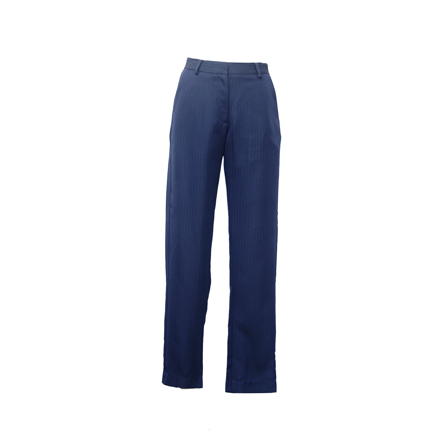 Le Réussi Women's Tailoring Slim Pants In Navy Blue