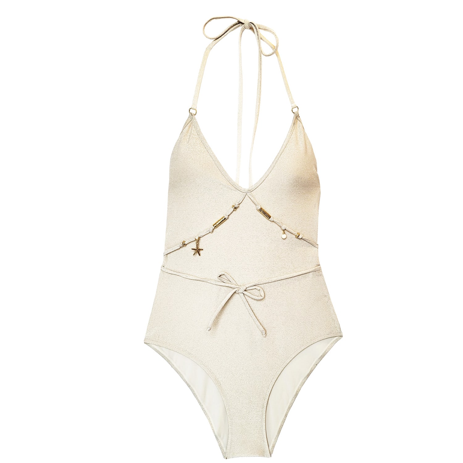 Women’s White Sea Salt Nikki One Piece Swimsuit Ivory Large Ã”salÃ©