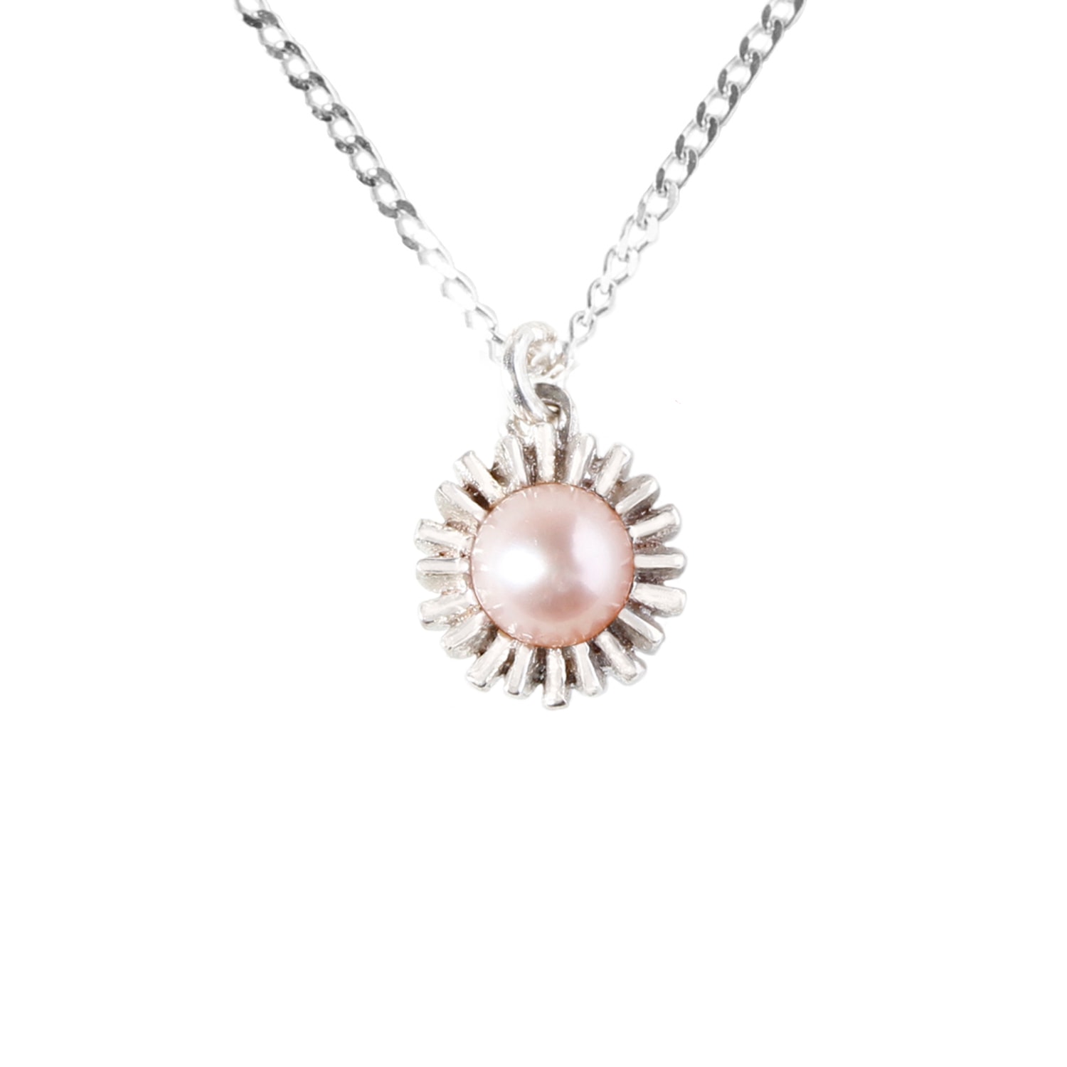 Lee Renee Women's Dahlia Bud Freshwater Pearl Necklace – Silver In Silver