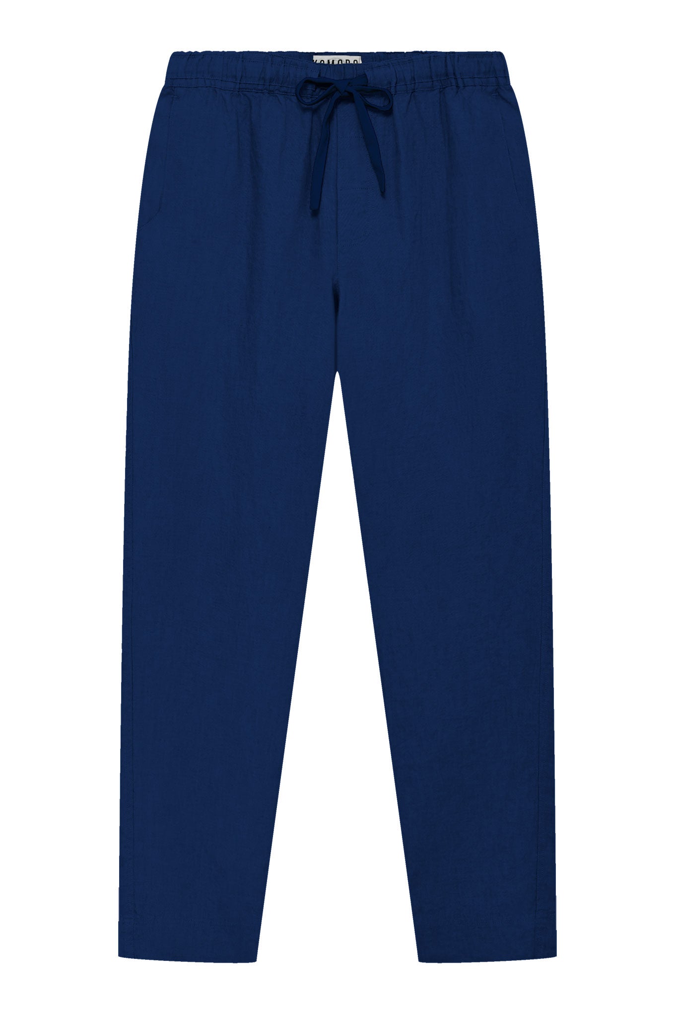 Komodo Men's Blue August - Linen Trouser Navy
