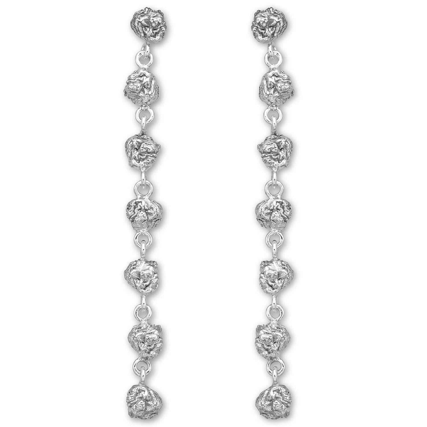 Women’s Archaic Long Earrings Silver Eva Remenyi