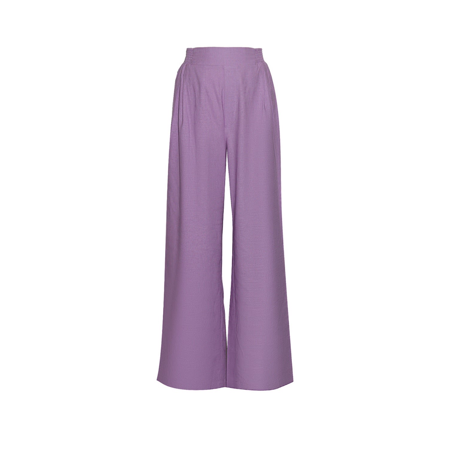 Women’s Pink / Purple Noah Mix Linen Pants - Pastel Violet Large Gosia Orlowska