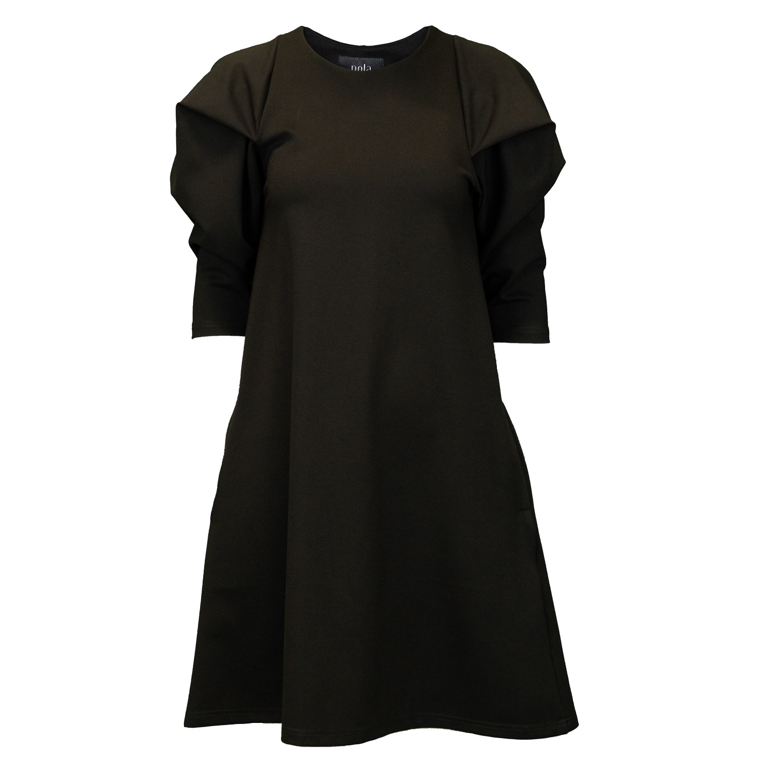 Nola Women's Black Lily Mini Dress In Brown