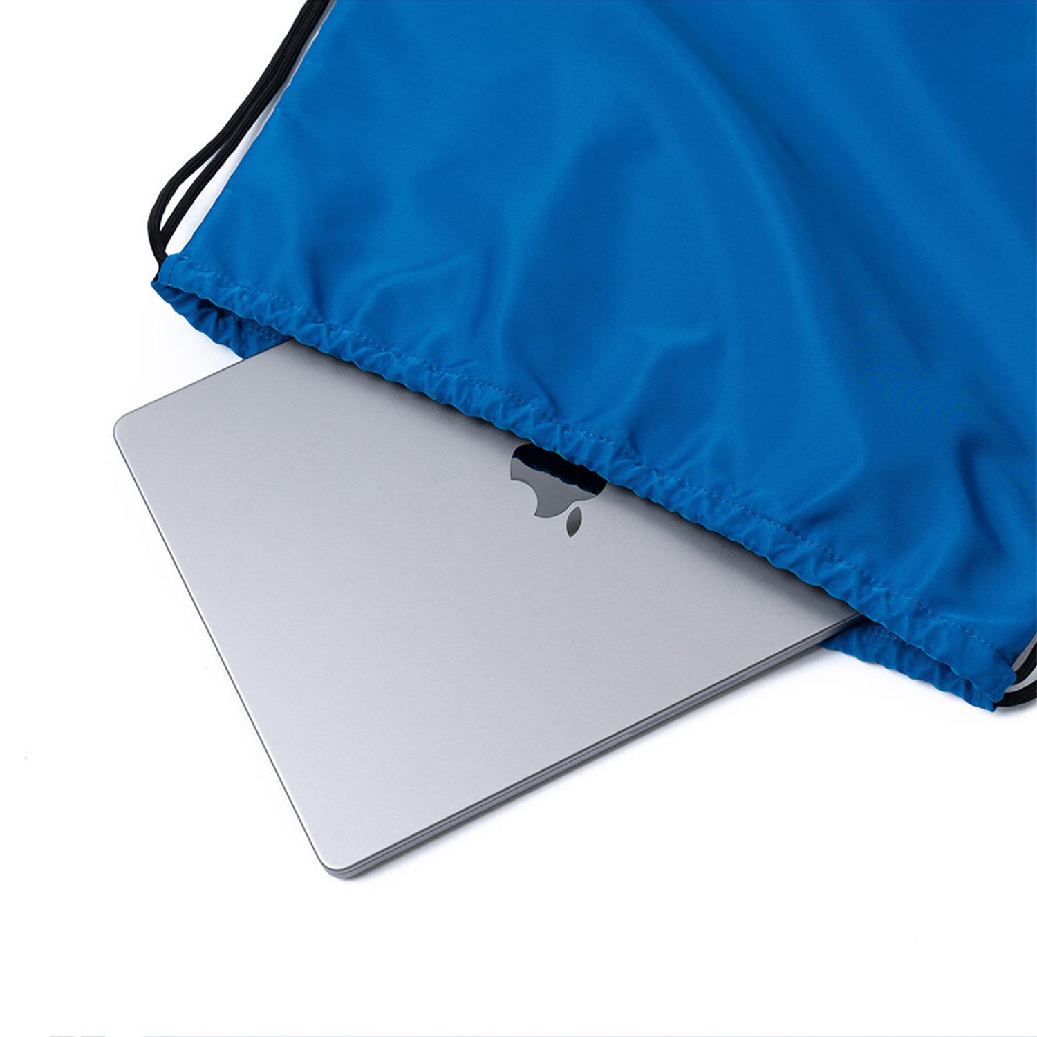 Waterloo Drawstring Bag - Blue | HAH ARCHIVE | Wolf & Badger