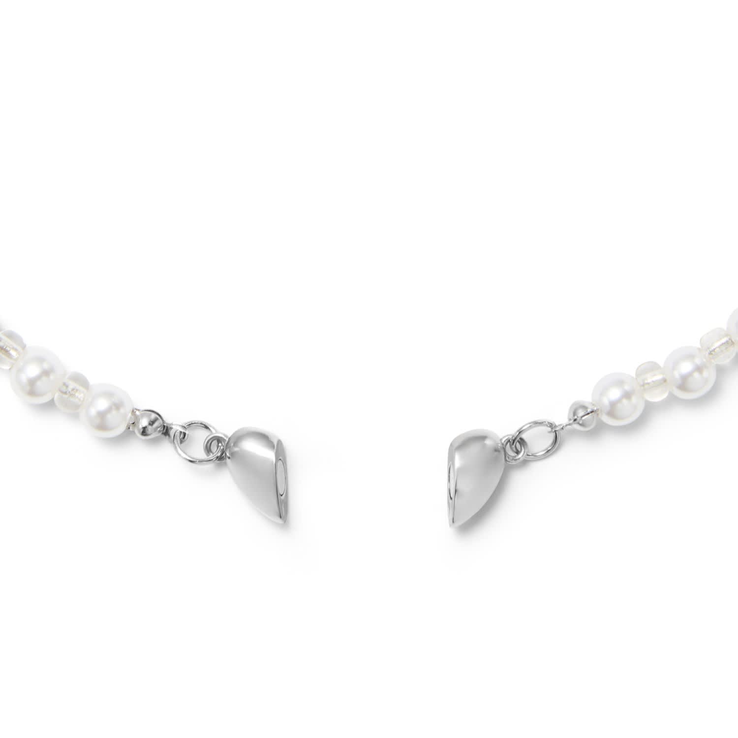 Pure white pearl on sale necklace