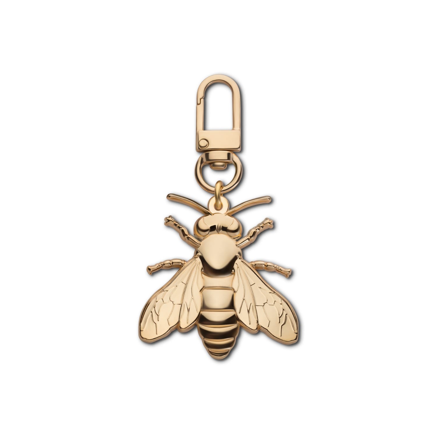 MAKE HEADS TURN WOMEN'S ENAMEL KEYCHAIN / BAG CHARM GOLDEN BEE